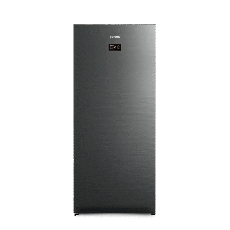 ثلاجة و فريزر رأسي جورينيا ، 2 في 1، سعة 592 لتر، انفرتر،سيلفر -FN8191OX-R