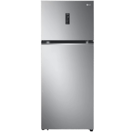 ثلاجة إل جي سعة 450 لتر بتقنية التبريد الجانبي لون فضي – موديل GN-B592PFBQ