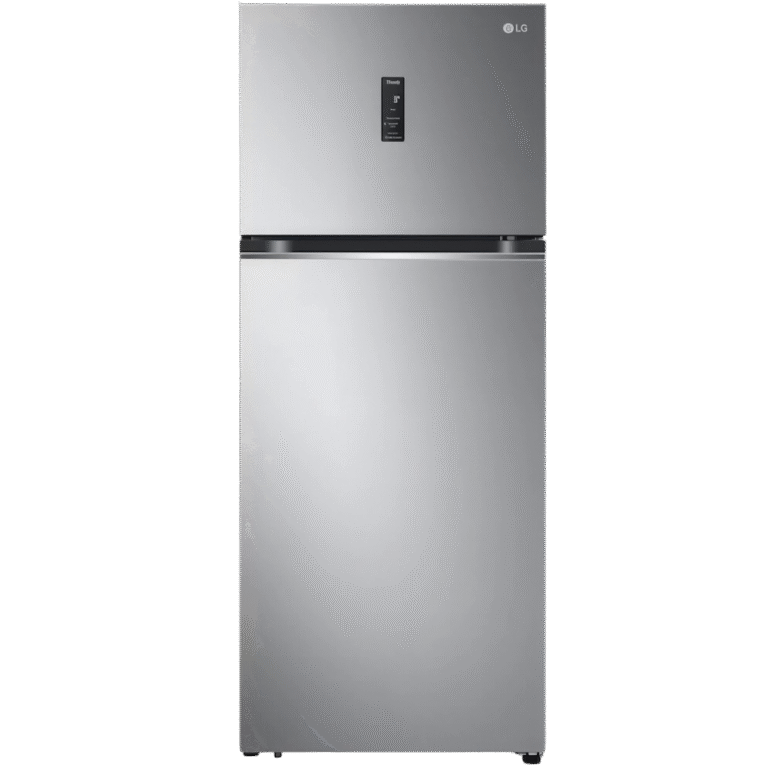 ثلاجة إل جي سعة 450 لتر بتقنية التبريد الجانبي لون فضي – موديل GN-B592PFBQ