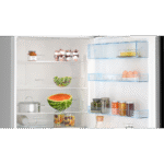 ثلاجة بوش Serie 4 قائمة بذاتها بفريزر سفلي Total No Frost مقاس 193×70 سم إينوكس أسود مقاوم لبصمات الأصابع – موديل KGN56CX30U