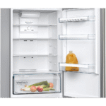 ثلاجة بوش Serie 4 قائمة بذاتها بمجمد علوي Total No Frost مقاس 178×70 سم ستانلس ستيل – موديل KDN43VL2E8