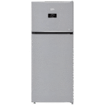 ثلاجة بيكو بفريزر علوي نوفروست سعة 420 لتر لون فضي مصقول عرض 70 سم – موديل RDNE420K02DXITEG
