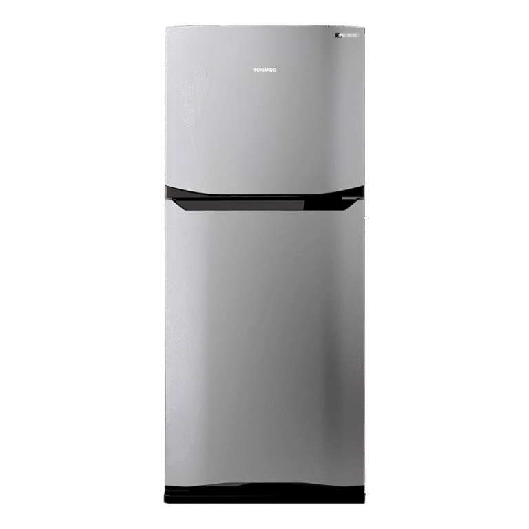 ثلاجة تورنيدو إنفرتر نوفروست سعة 304 لتر لون سيلفر – موديل RF-33FTV-SL