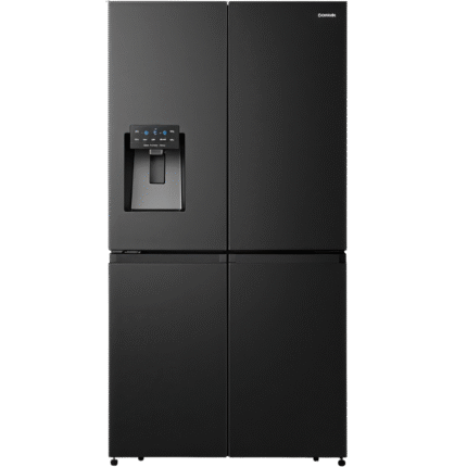 ثلاجة جورينيا 4 أبواب عرض 90 سم سعة 565 لتر بمحرك إنفرتر لون أسود – موديل NRM9181SBI