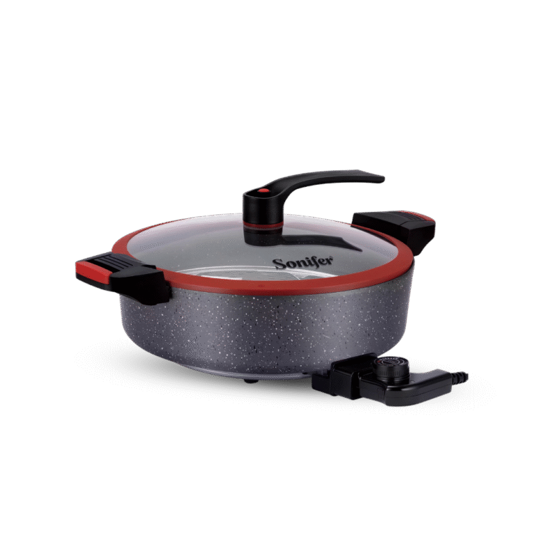 حلة كهربائية سونيفر SF-1507 غير لاصقة 6.5 لتر – ألومنيوم صب