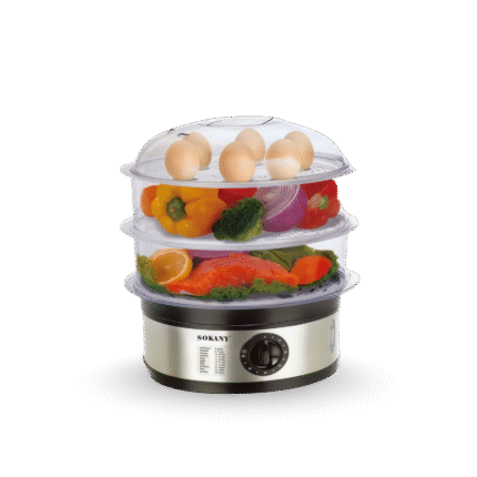 حلة طهي بالبخار سوكاني 3 طبقات 11 لتر – SK-07018