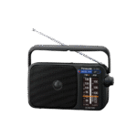 راديو رقمي محمول باناسونيك عالي الجودة لون أسود – موديل RF-2400D