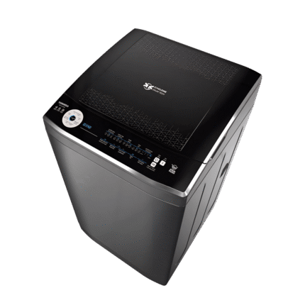 غسالة ملابس تورنيدو 13 كجم أوتوماتيك بطلمبة – سيلفر غامق – موديل TWE-TLN13RDS