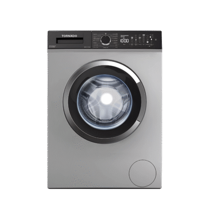 غسالة ملابس تورنيدو فول أوتوماتيك تحميل أمامي 7 كجم لون سيلفر – موديل TWV-FN710SLOA