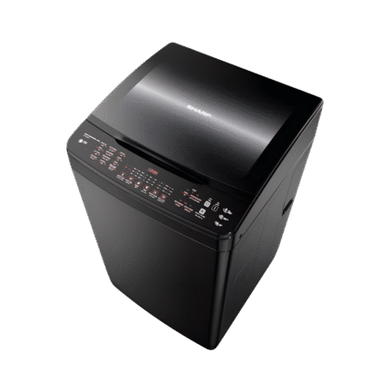 غسالة ملابس شارب فوق أوتوماتيك 15 كجم DDM إنفرتر بطلمبة لون أسود – موديل ES-TD15GBKP