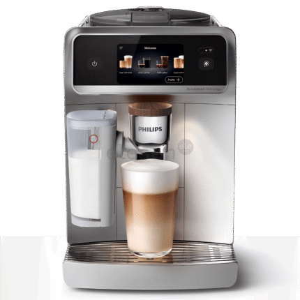 ماكينة قهوة فيليبس Café Aromis Series 8000 إسبريسو أوتوماتيك بالكامل لون فضي – موديل EP8757/20