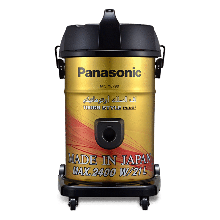 مكنسة كهربائية باناسونيك 2400 وات لون ذهبي – موديل MC-YL799N747