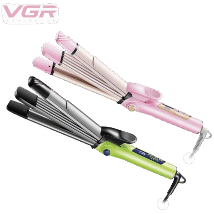 مكواة فرد الشعر الاحترافية VGR متعددة الاستخدامات 4 في 1 – موديل V-570