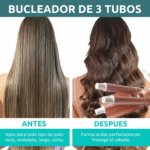 مكواة فرد وتجعيد الشعر الاحترافية ثلاثية الأسطوانات من السيراميك VGR – موديل V-599